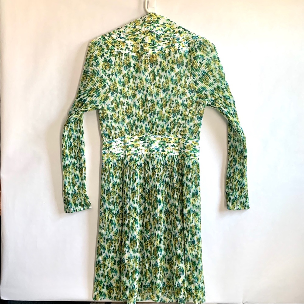 O.P.T X EMILY LUCIANO • Pleated Midi Dress - Picture 4 of 11